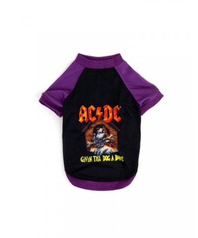 AC/DC Givin The Dog A Bone Purple & Black Doggie T-shirt $6.25 Shirts