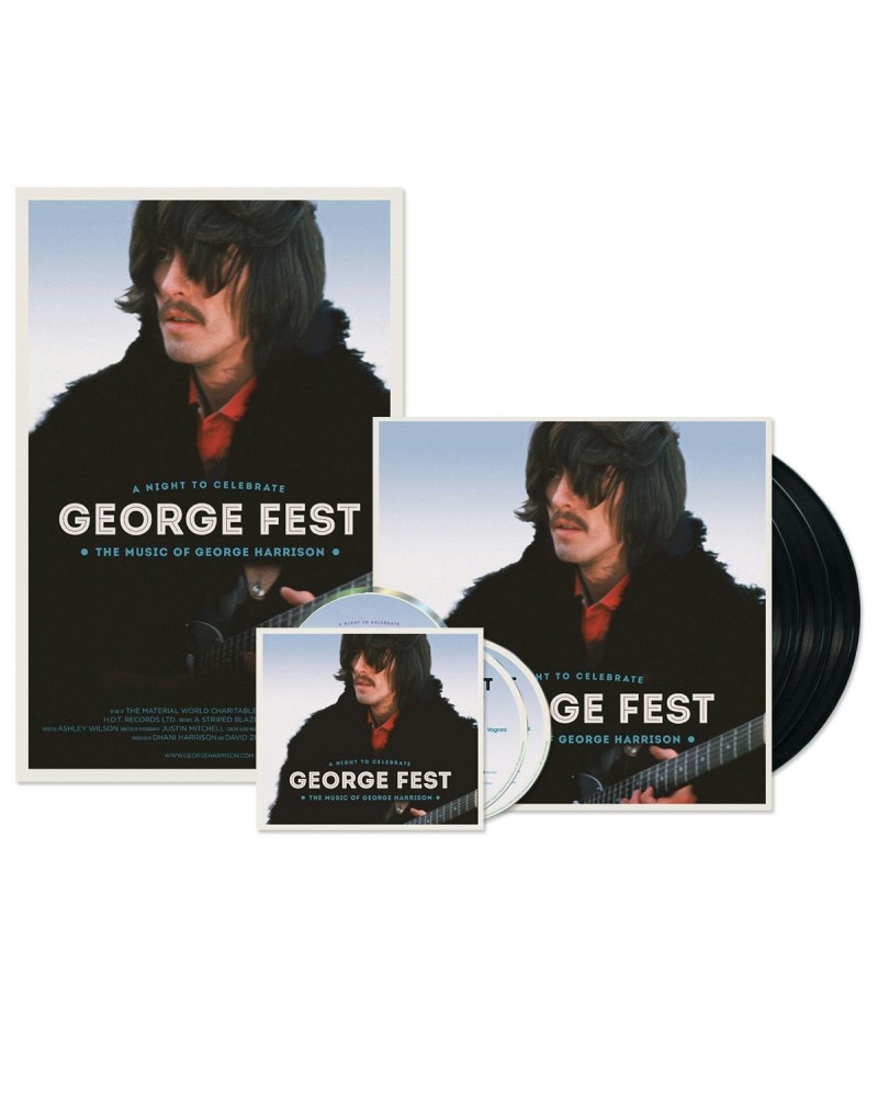 George Harrison George Fest Bundle (2CD/DVD + 3LP + Ltd Ed Poster) $21.59 Vinyl