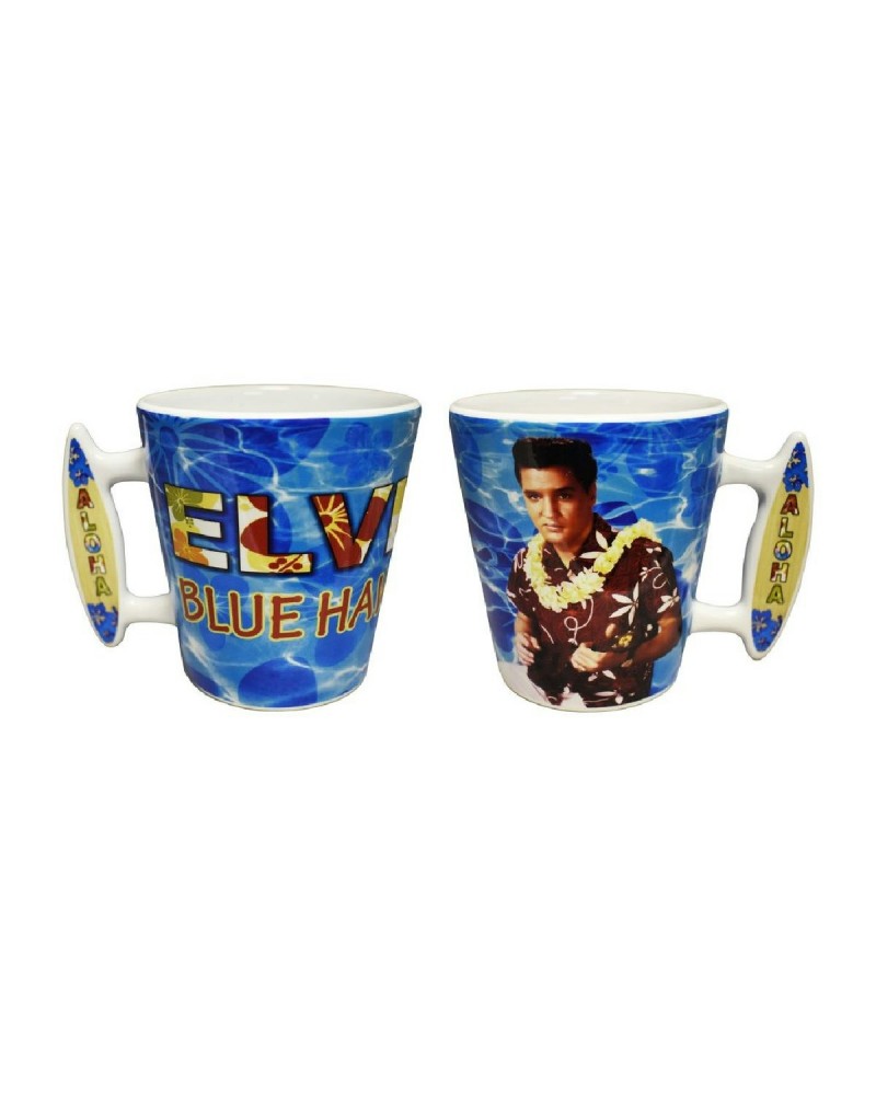 Elvis Presley Blue Hawaii Surfboard Latte Mug $3.68 Drinkware