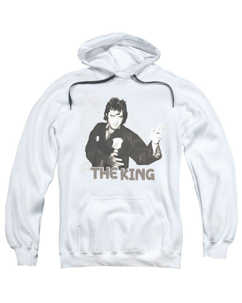 Elvis Presley Hoodie | FIGHTING KING Pull-Over Sweatshirt $15.04 Sweatshirts