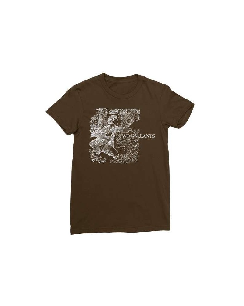 Two Gallants Women's Forest & Throes T-Shirt - Brown $6.45 Shirts