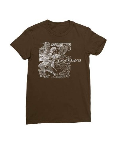 Two Gallants Women's Forest & Throes T-Shirt - Brown $6.45 Shirts