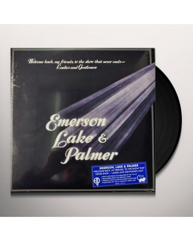 Emerson Lake & Palmer WELCOME BACK MY FRIENDS TO THE (3LP) Vinyl Record $18.31 Vinyl