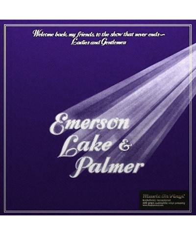 Emerson Lake & Palmer WELCOME BACK MY FRIENDS TO THE (3LP) Vinyl Record $18.31 Vinyl