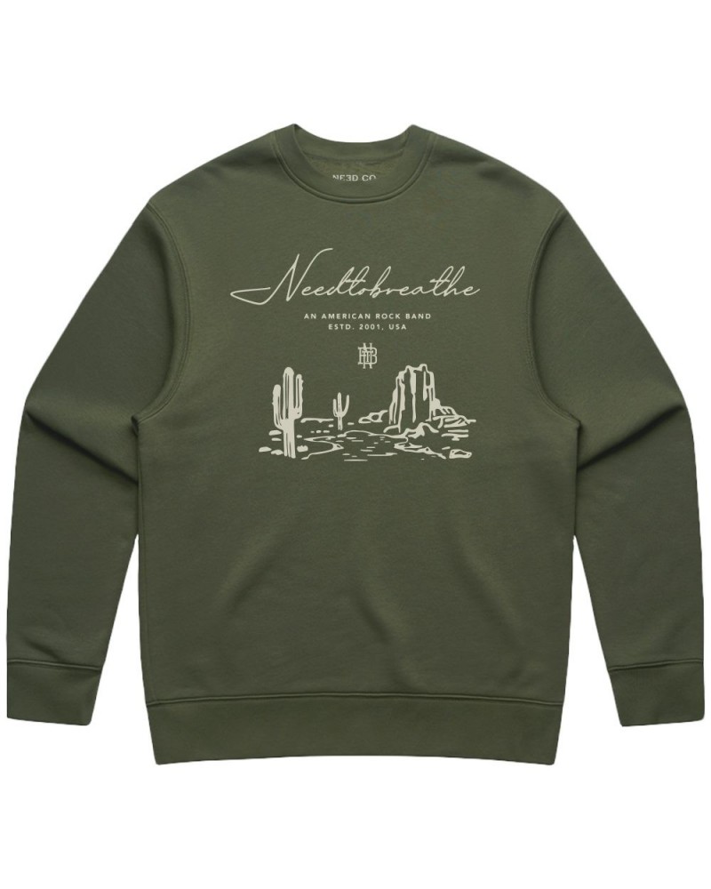 NEEDTOBREATHE Desert Crewneck $23.50 Sweatshirts