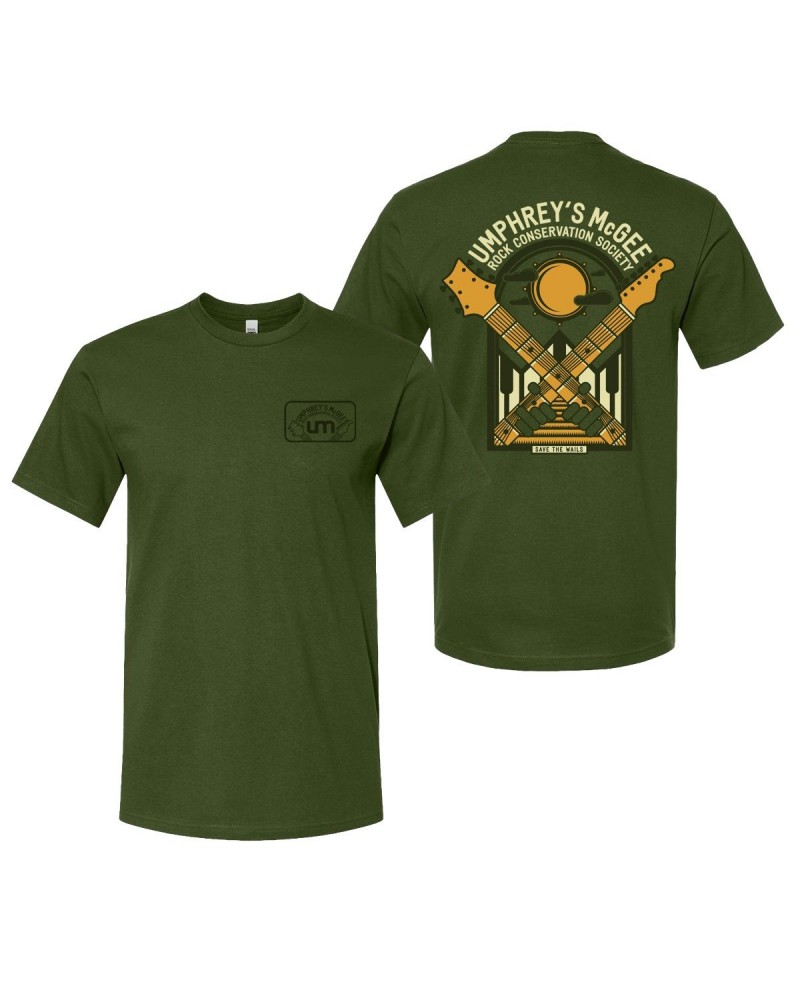 Umphrey's McGee Save The Wails Green Front/Back Tee $5.25 Shirts