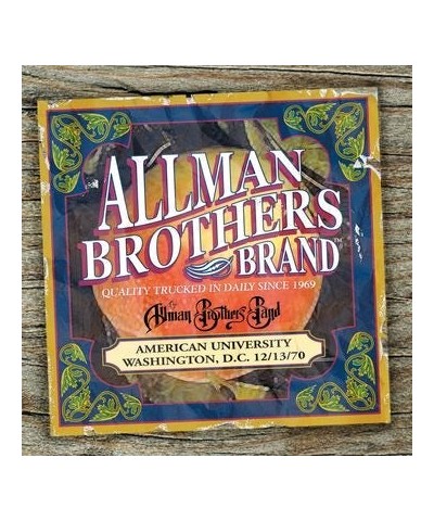 Allman Brothers Band AMERICAN UNIVERSITY 12-13-70 (2LP) Vinyl Record $11.66 Vinyl