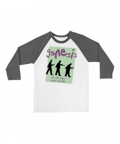 Genesis 3/4 Sleeve Baseball Tee | 1992 World Tour We Can't Dance Pastel Shirt $12.58 Shirts