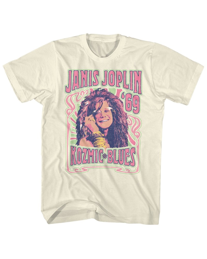 Janis Joplin T-Shirt | Kozmic Blues Shirt $8.98 Shirts