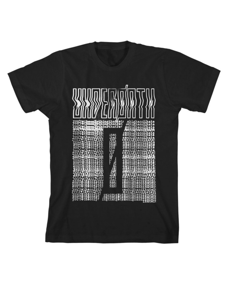 Underoath Typewriter Stack T-Shirt $7.75 Shirts