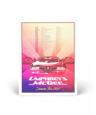 Umphrey's McGee 2017 Summer Tour Poster $12.90 Decor