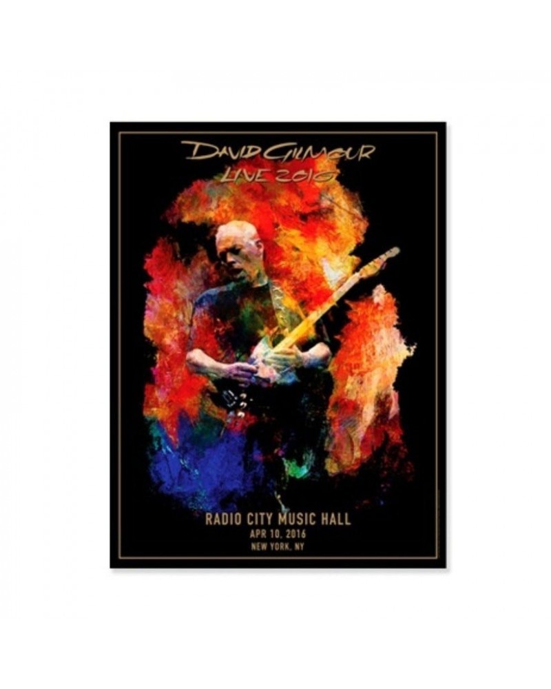 David Gilmour Live 2016 Radio City Lithograph $12.80 Decor