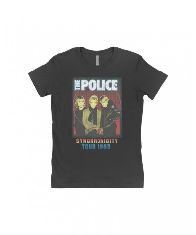 The Police Ladies' Boyfriend T-Shirt | Synchronicity Tour 1983 Shirt $7.73 Shirts