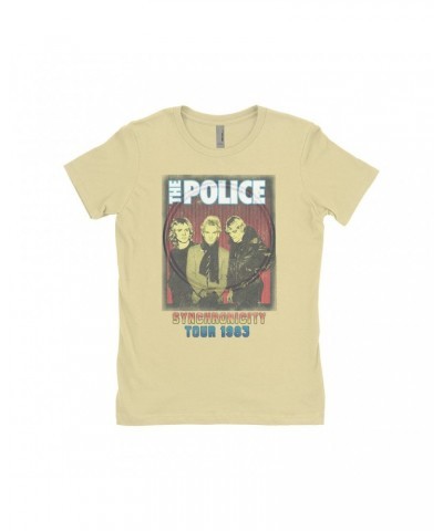 The Police Ladies' Boyfriend T-Shirt | Synchronicity Tour 1983 Shirt $7.73 Shirts