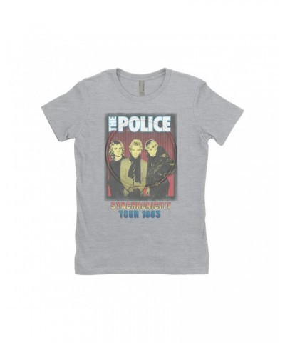 The Police Ladies' Boyfriend T-Shirt | Synchronicity Tour 1983 Shirt $7.73 Shirts