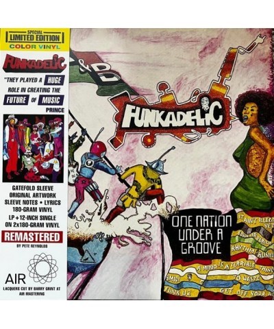 Funkadelic ONE NATION UNDER A GROOVE Vinyl Record $18.80 Vinyl