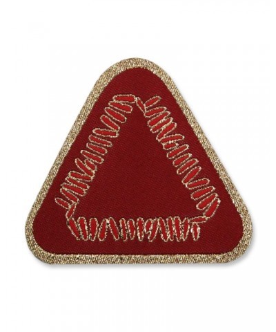 Warpaint Triangle Logo Woven Patch - Maroon $2.05 Accessories