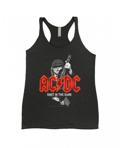 AC/DC Ladies' Tank Top | PWR Up Shot In The Dark Neon Lights Shirt $8.97 Shirts