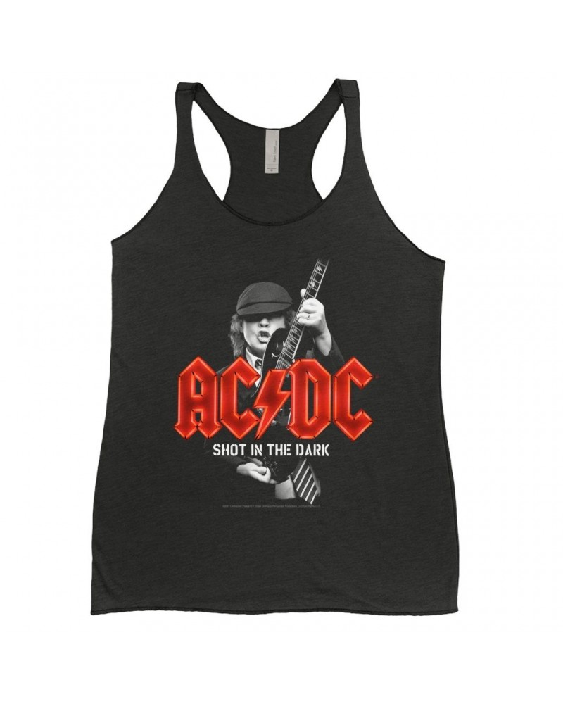 AC/DC Ladies' Tank Top | PWR Up Shot In The Dark Neon Lights Shirt $8.97 Shirts