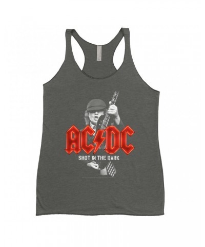 AC/DC Ladies' Tank Top | PWR Up Shot In The Dark Neon Lights Shirt $8.97 Shirts