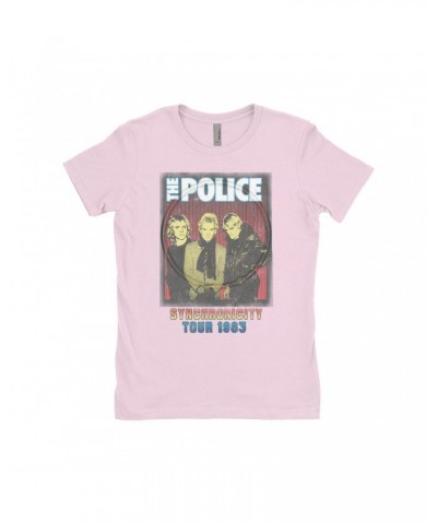 The Police Ladies' Boyfriend T-Shirt | Synchronicity Tour 1983 Shirt $7.73 Shirts