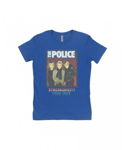 The Police Ladies' Boyfriend T-Shirt | Synchronicity Tour 1983 Shirt $7.73 Shirts