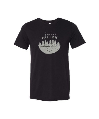 Brian Fallon Cityscape T-Shirt - Black $8.28 Shirts