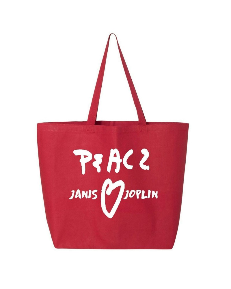 Janis Joplin Peace Heart Tote Bag $9.20 Bags