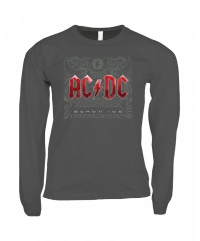 AC/DC Long Sleeve Shirt | Black Ice Album Cover Art Shirt $8.99 Shirts