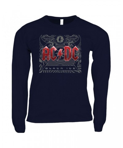 AC/DC Long Sleeve Shirt | Black Ice Album Cover Art Shirt $8.99 Shirts