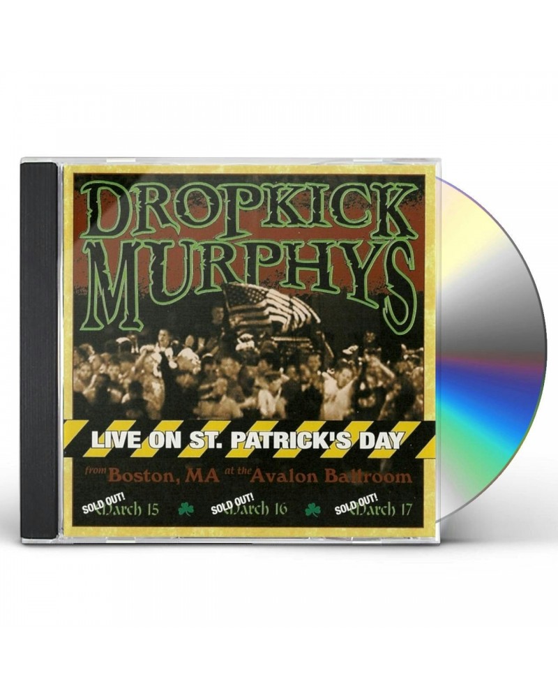 Dropkick Murphys LIVE ON ST. PATRICK'S DAY CD $4.95 CD