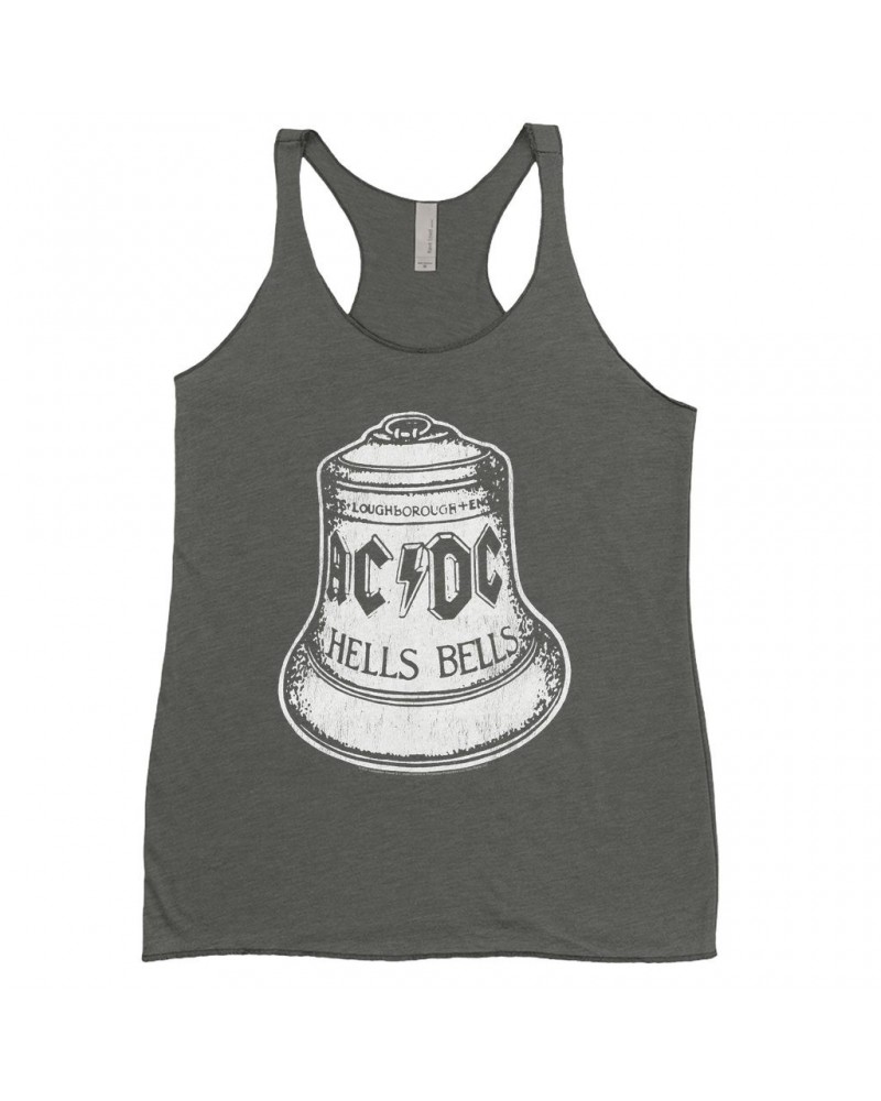 AC/DC Ladies' Tank Top | Hells Bells White Design Shirt $12.74 Shirts