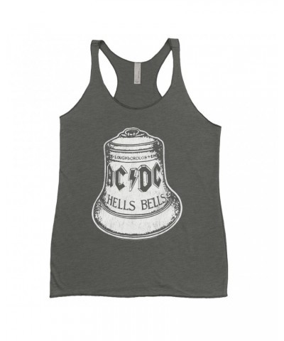 AC/DC Ladies' Tank Top | Hells Bells White Design Shirt $12.74 Shirts