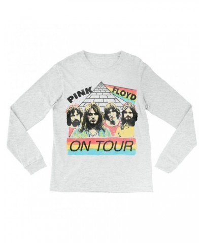 Pink Floyd Long Sleeve Shirt | 1980 Live In Concert Colorful Design Distressed Shirt $8.99 Shirts