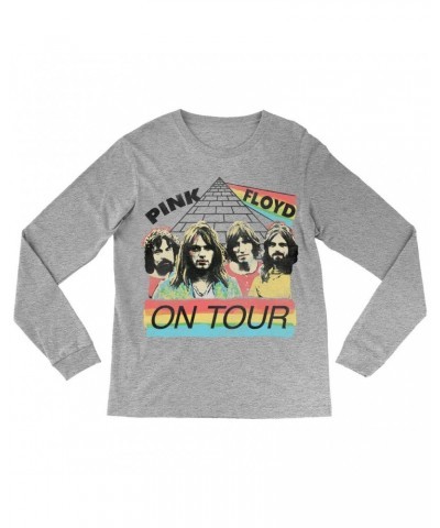 Pink Floyd Long Sleeve Shirt | 1980 Live In Concert Colorful Design Distressed Shirt $8.99 Shirts