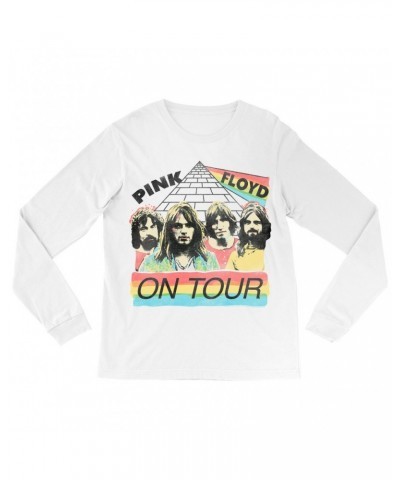 Pink Floyd Long Sleeve Shirt | 1980 Live In Concert Colorful Design Distressed Shirt $8.99 Shirts