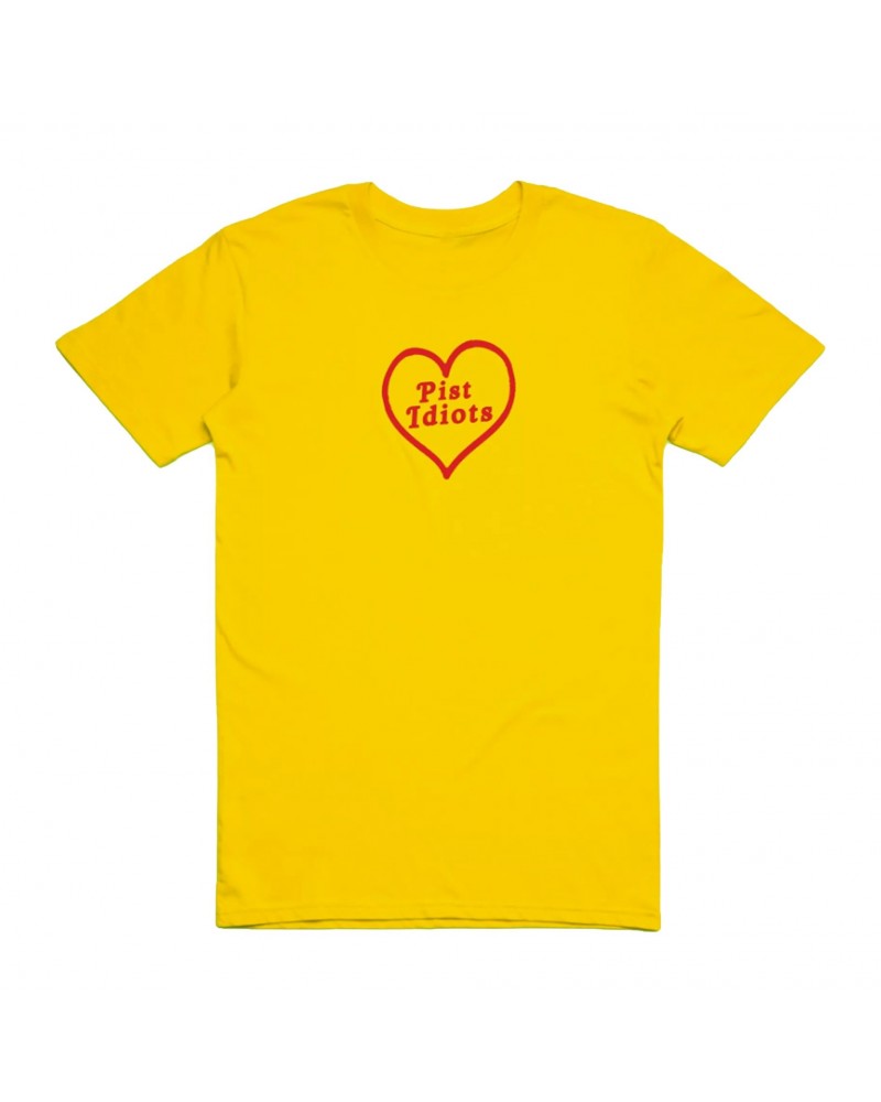 Pist Idiots Yellow Heart Tee $9.76 Shirts