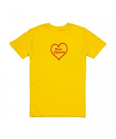 Pist Idiots Yellow Heart Tee $9.76 Shirts