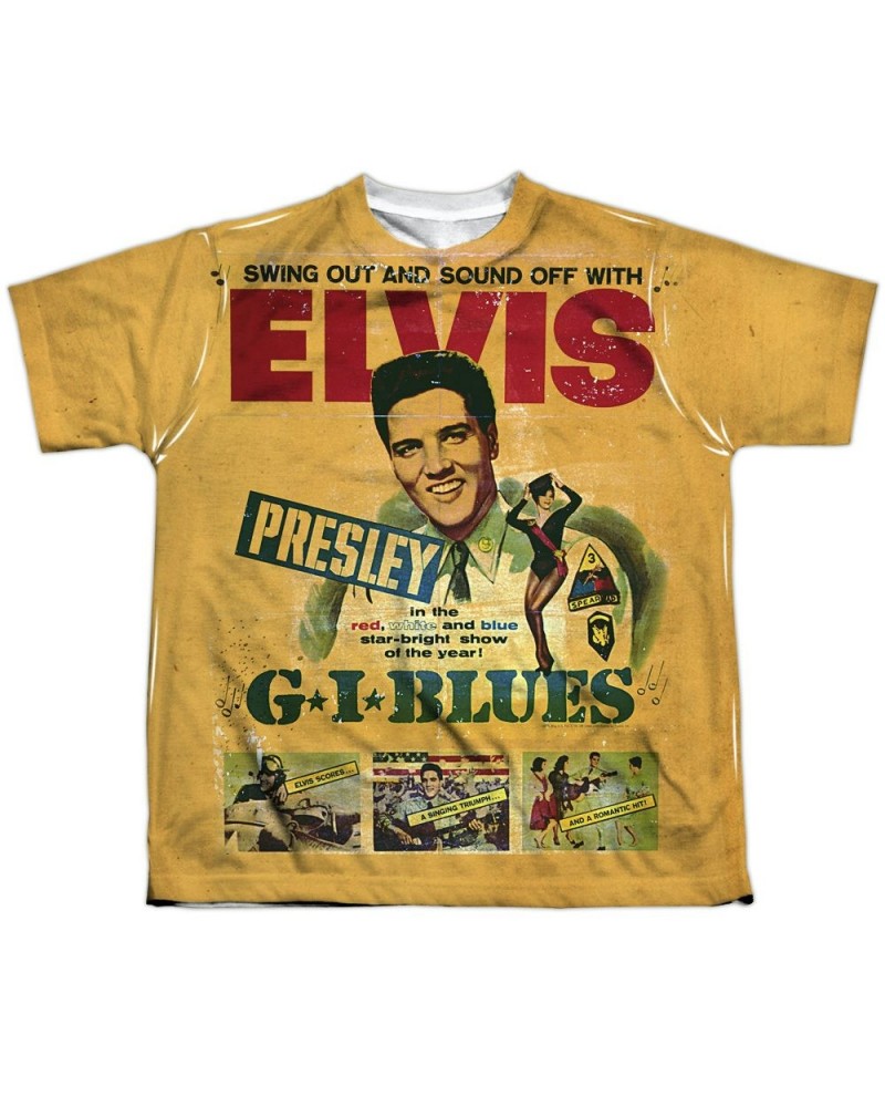 Elvis Presley Youth Shirt | GI BLUES Sublimated Tee $5.55 Kids