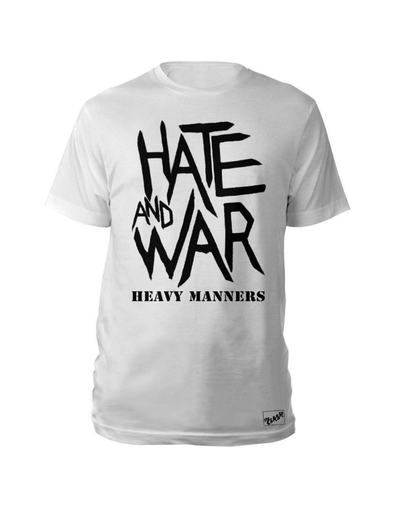 The Clash Hate and War White T-Shirt $12.66 Shirts