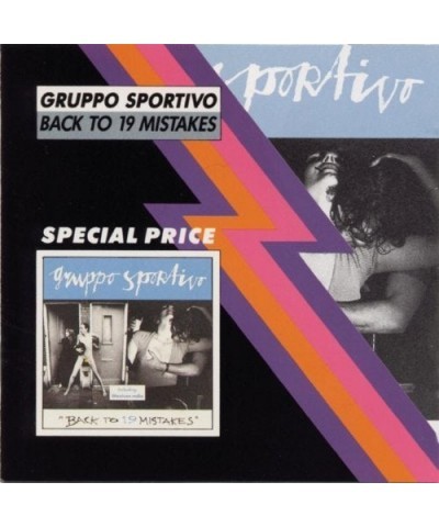 Gruppo Sportivo BACK TO 19 MISTAKES CD $7.25 CD