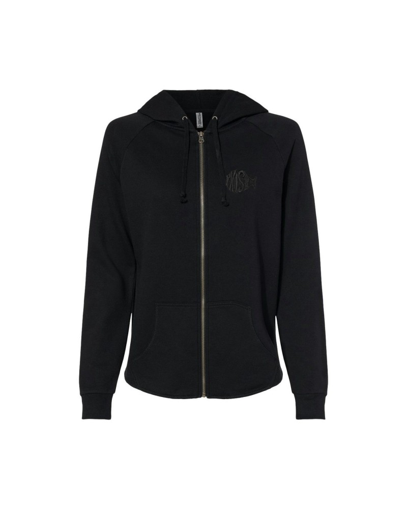 Phish Women’s Stealth Logo Zip Hoodie $17.05 Sweatshirts