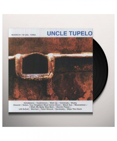 Uncle Tupelo MARCH 16-20 1992 Vinyl Record $11.24 Vinyl