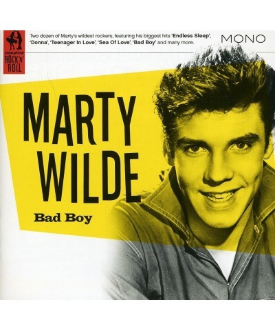 Marty Wilde BAD BOY CD $3.60 CD