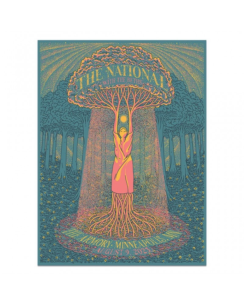 The National Minneapolis MN The Armory Poster - August 9 2023 $12.90 Decor