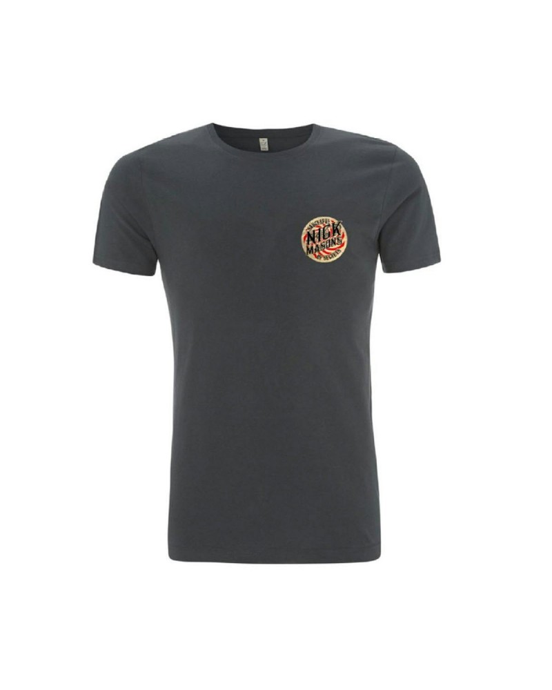 Pink Floyd Nick Mason's Saucerful Of Secrets Tour Left Logo Grey Tour T-Shirt $17.15 Shirts