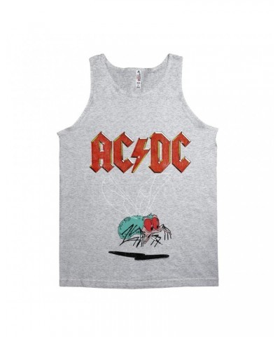 AC/DC Unisex Tank Top | Fly On The Wall Tour Design Distressed Shirt $10.23 Shirts