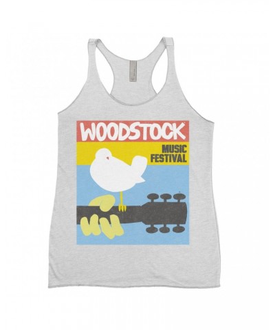 Woodstock Ladies' Tank Top | Retro Music Festival Shirt $10.42 Shirts