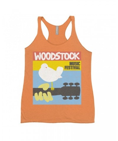 Woodstock Ladies' Tank Top | Retro Music Festival Shirt $10.42 Shirts