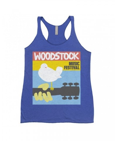 Woodstock Ladies' Tank Top | Retro Music Festival Shirt $10.42 Shirts